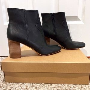 Lucky Brand Sheirin Leather Bootie *new*